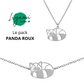 Pack PANDA ROUX