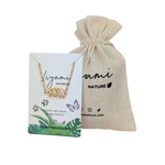 Bracelet ours en acier inoxydable dans son packaging Liyami Nature