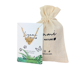 Bracelet girafe en acier inoxydable dans son packaging